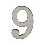 M Marcus Heritage Brass Numeral 9 - 51mm Self Adhesive